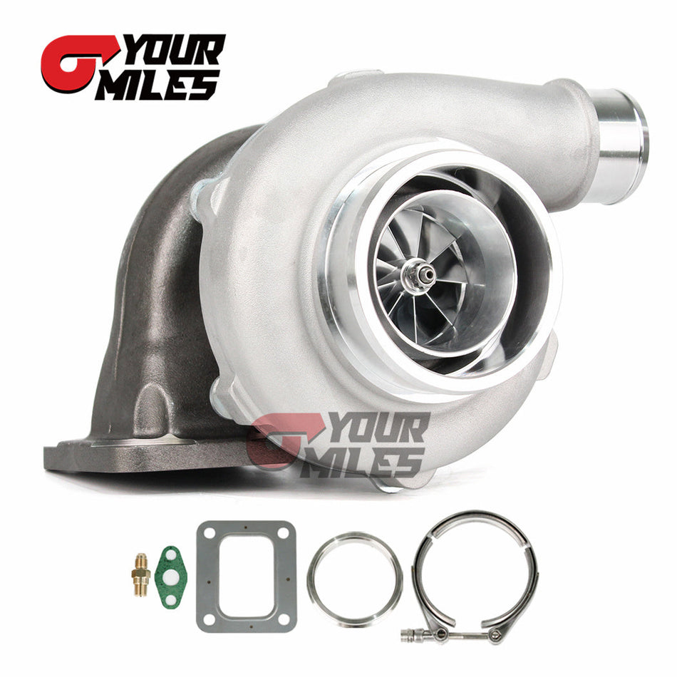 Yourmiles GEN2 GTX3576R Dual Ball Bearing Billet Wheel Turbo T4 Flange 0.82 Vband Outlet