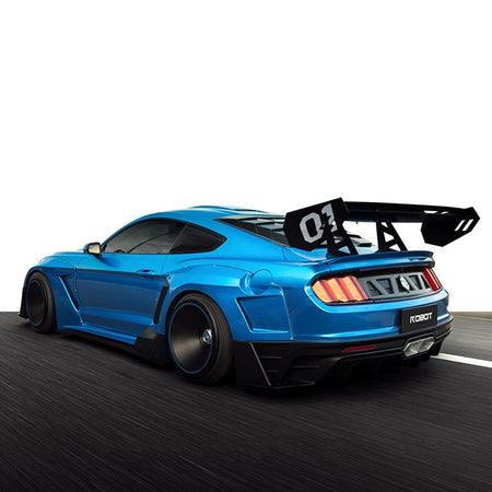 Robot "DAWN & DUSK" Swan Neck Thor GT Wing For Ford Mustang S550 S550.1 S550.2 GT EcoBoost V6