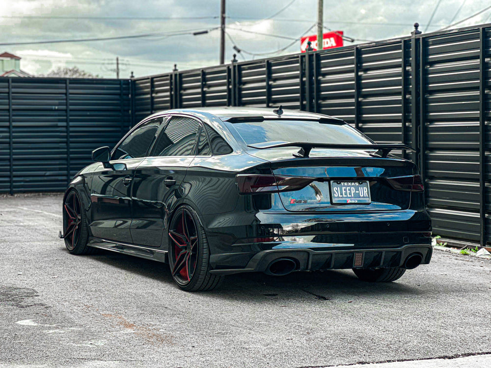 CMST Carbon Fiber Rear Spoiler Wing ver.3 for Audi RS3 2018-2020 & S3 & A3 S Line & A3 2014-2020