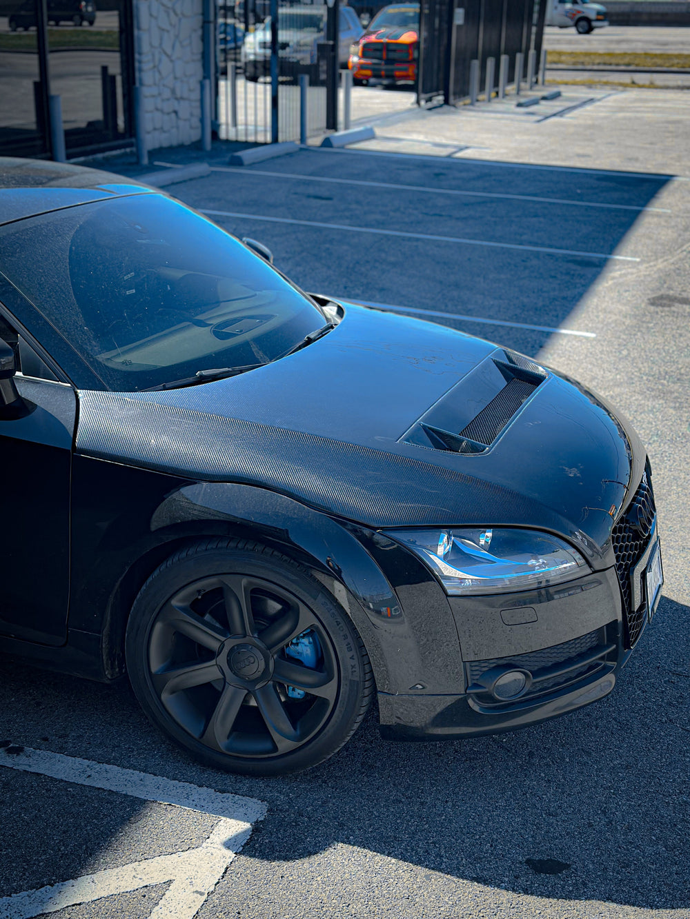 CMST Carbon Fiber Hood Bonnet Ver.1 For Audi TT TTS MK2 8J 2007-2015