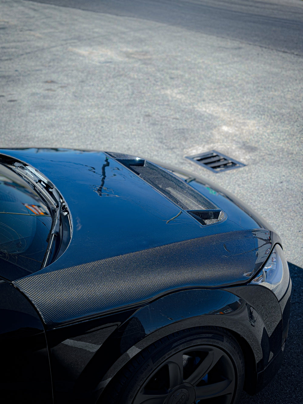 CMST Carbon Fiber Hood Bonnet Ver.1 For Audi TT TTS MK2 8J 2007-2015