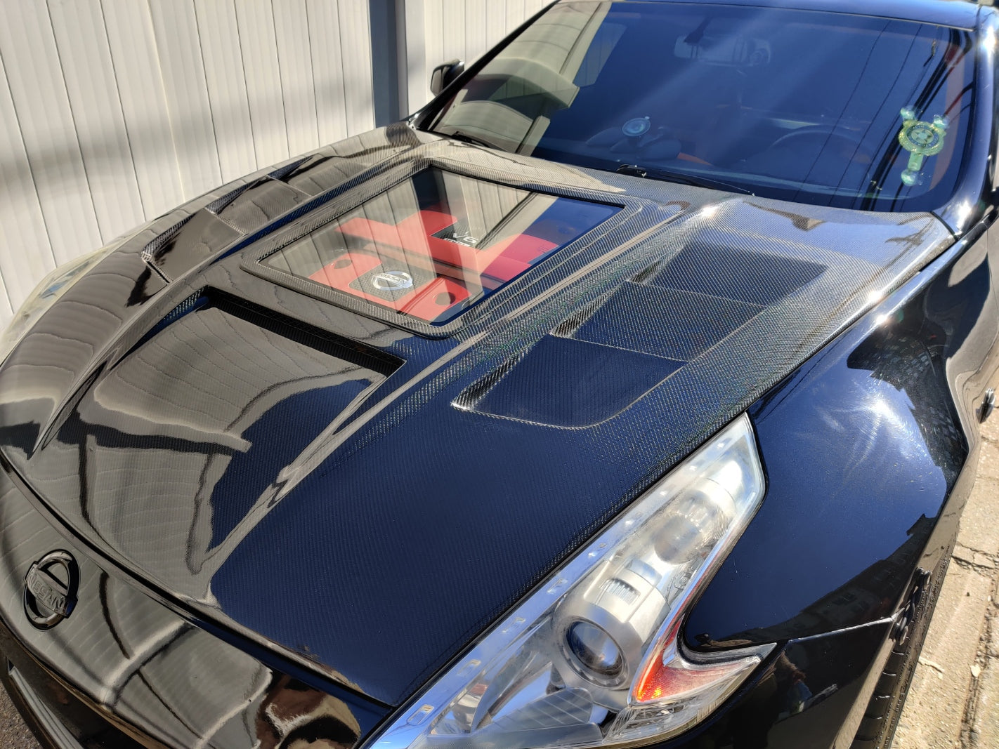 CMST Hood with Tempered Glass for Nissan 370Z Z34 Fairlady Z