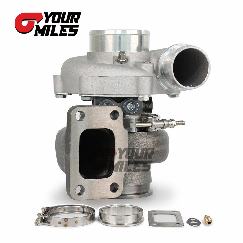 Yourmiles G30-660 Non Wastegate Billet Comp. Wheel Dual Ball Bearing TurboCharger T3.82V/0.83/1.01/1.21 DV Hsg
