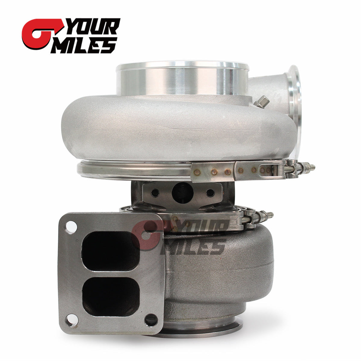 Yourmiles G45-1500 76/109mm Comp. Wheel Dual Ball Bearing TurboCharger T4 1.01/1.15/1.28/1.44 V-Band Housing