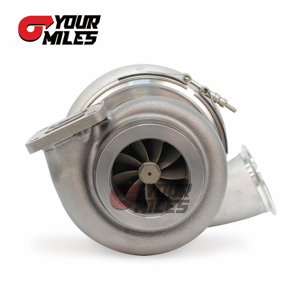 Yourmiles G45-1600 80/109mm Comp. Wheel Dual Ball Bearing Turbocharger T4 1.01/1.15/1.28/1.44 V-Band Housing