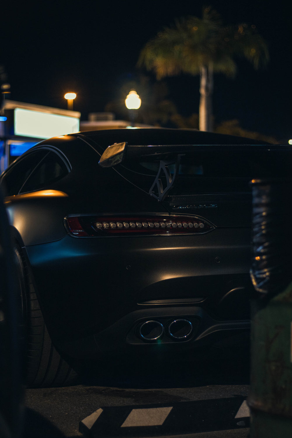 CMST Carbon Fiber Rear Spoiler Wing Ver.2 for Mercedes Benz C190 AMG GT GTS GTC 2015-2021