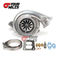 Yourmiles GTX4508R Billet Wheel Ball Bearing Turbocharger T4 A/R 1.15 Vband TH Up to 1250HP