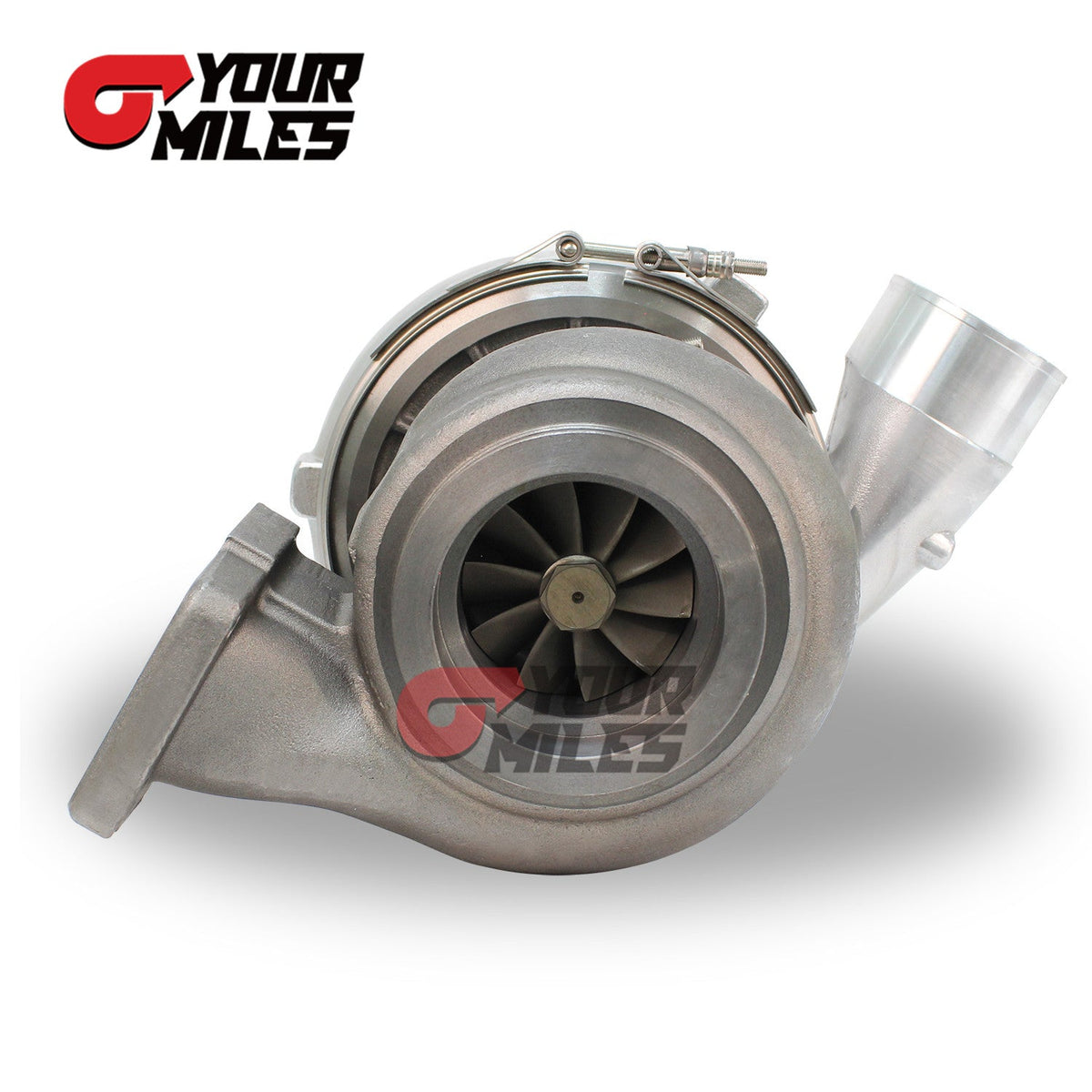 Yourmiles GEN1 GTX4508R Billet Wheel Ball Bearing Turbocharger T6 A/R 1.26 Vband/6Bolts TH Up to 1300HP