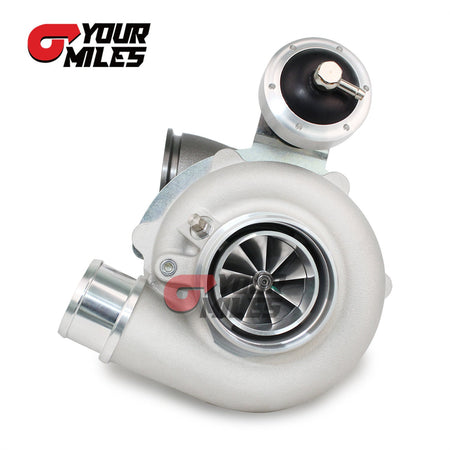 Yourmiles Wastegated G25-550 Dual Ball Bearing Point Milled Comp. Wheel TurboCharger 0.72 A/R Vband TH