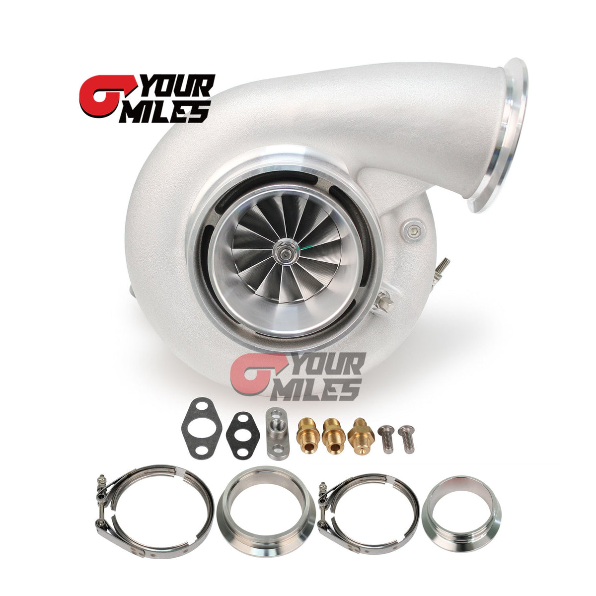 Yourmiles G45-1125 67/102mm Comp. Wheel Dual Ball Bearing TurboCharger 0.85 Dual Vband TH