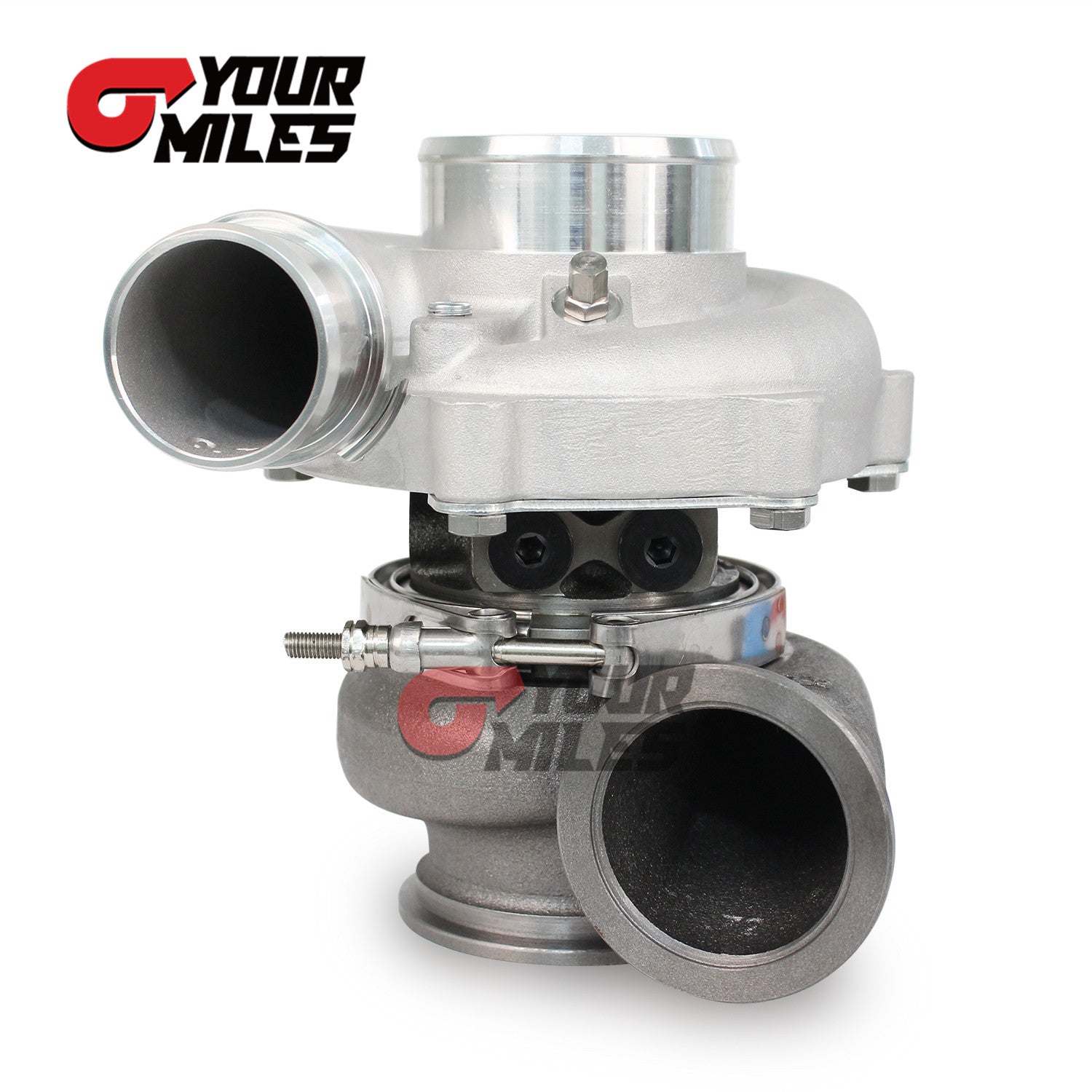 Yourmiles Reverse Rotation G25-550 Dual Ball Bearing Point Milled Comp. Wheel Non-Wastegate TurboCharger 0.72 A/R Vband TH