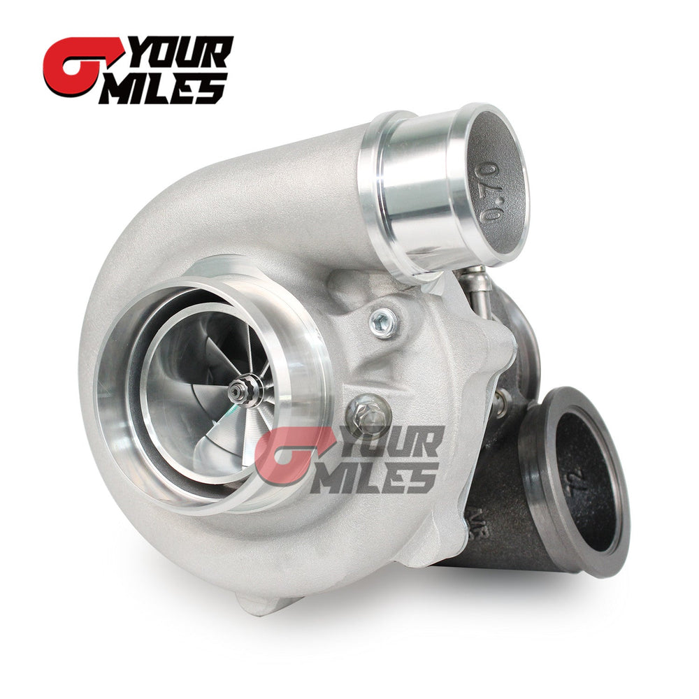Yourmiles G25-550 Dual Ball Bearing Point Milled Comp. Wheel Non-Wastegate TurboCharger 0.72 A/R Vband TH