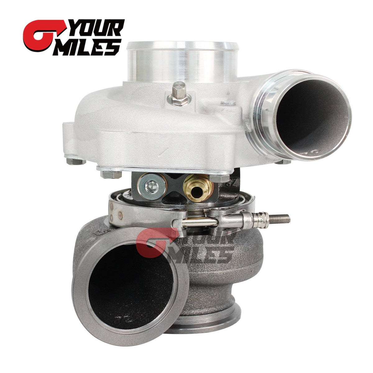 Yourmiles G25-550 Dual Ball Bearing Point Milled Comp. Wheel Non-Wastegate TurboCharger 0.72 A/R Vband TH