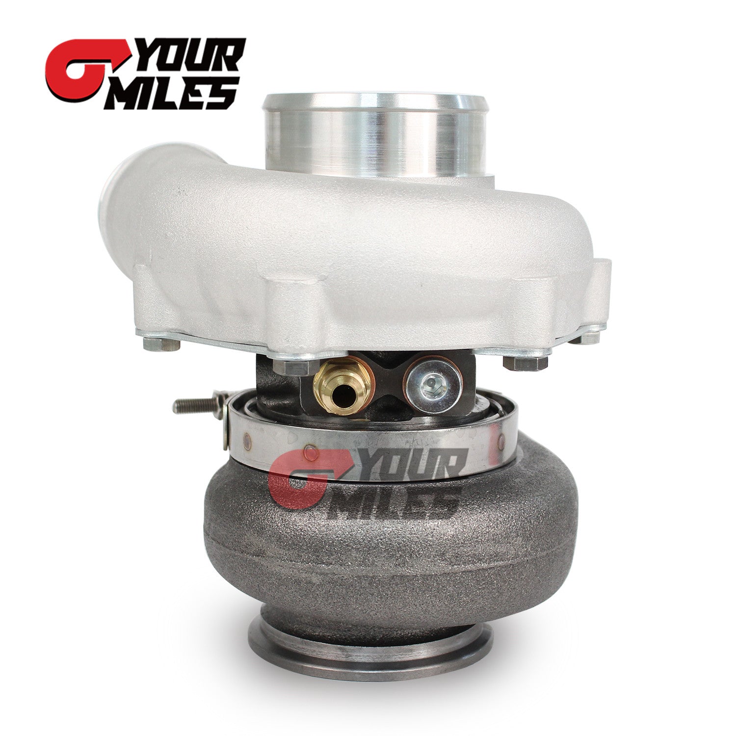 Yourmiles G25-550 Dual Ball Bearing Point Milled Comp. Wheel Non-Wastegate TurboCharger 0.72 A/R Vband TH