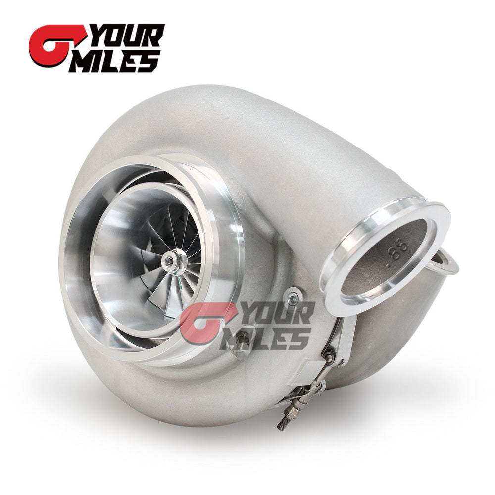 Yourmiles S50-1900 Ball Bearing 88mm Billet Compressor Wheel Turbocharger 1.31 DV Stainless Turbine Housing