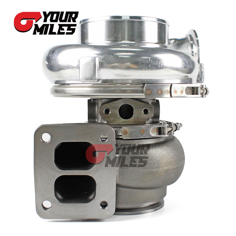 Yourmiles GTX4508R Billet Wheel Ball Bearing Turbocharger T4 A/R 1.15 Vband TH Up to 1250HP