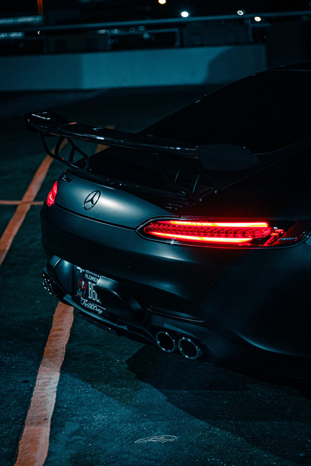 CMST Carbon Fiber Rear Spoiler Wing Ver.2 for Mercedes Benz C190 AMG GT GTS GTC 2015-2021