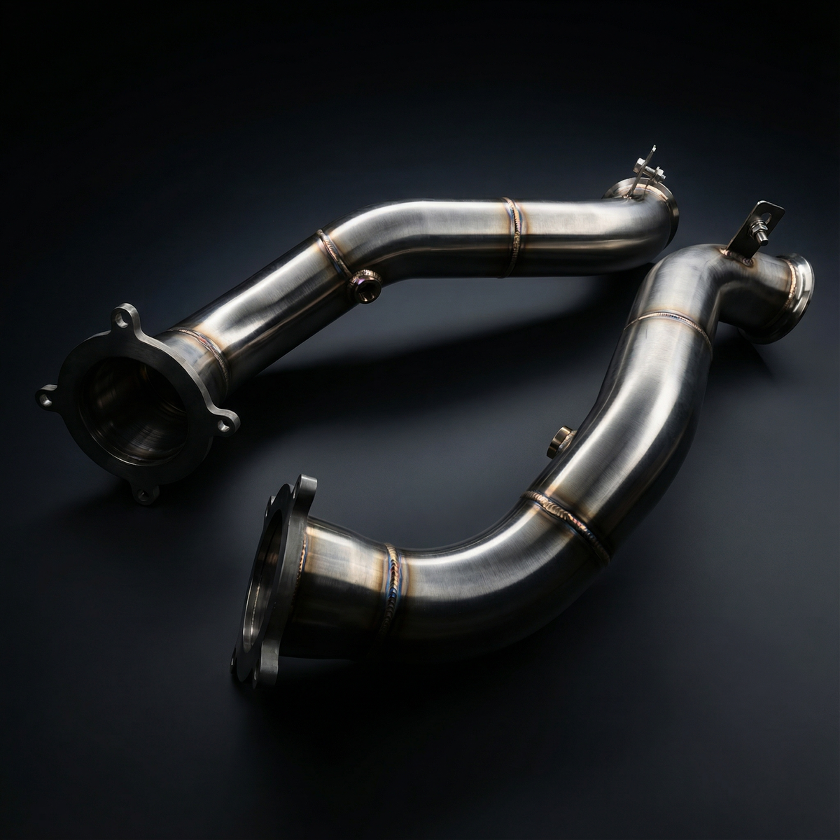 مكلارين 720S (2017-2019) 4.0T V8 أنابيب سفلية بدون كاتل | AME Motorsport