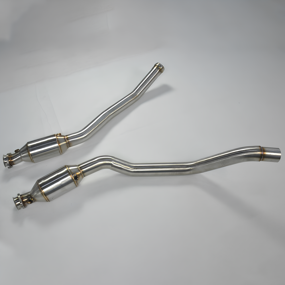AME exhaust Downpipe For Mercedes-Benz AMG GLE63 5.5T C292 GLS63 5.5T X166 2013~2015 silencer pipe
