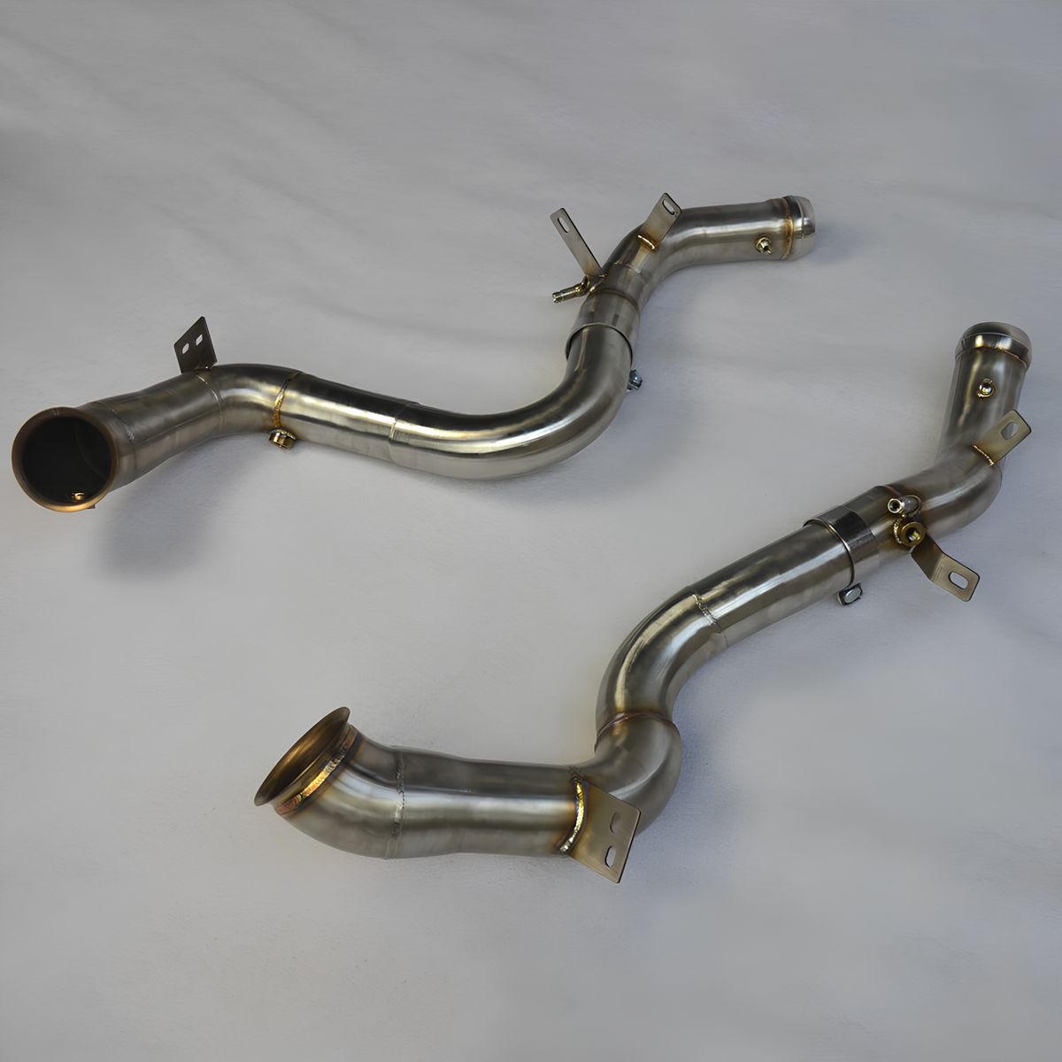 Rstype catless Downpipe Mercedes Benz E63 E63s AMG 4.OT Downpipe kit 2015 -2020