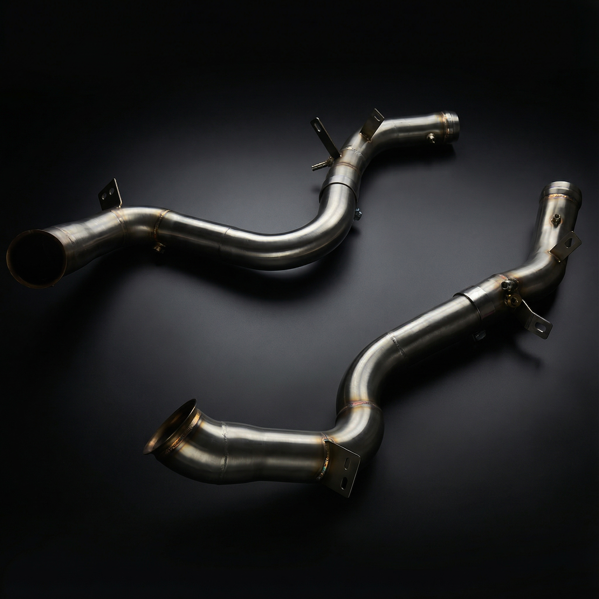 مرسيدس بنز E63 / E63S AMG (W213/S213) 2015-2020 M177 4.0T V8 أنابيب سفلية بدون محرك | AME Motorsport