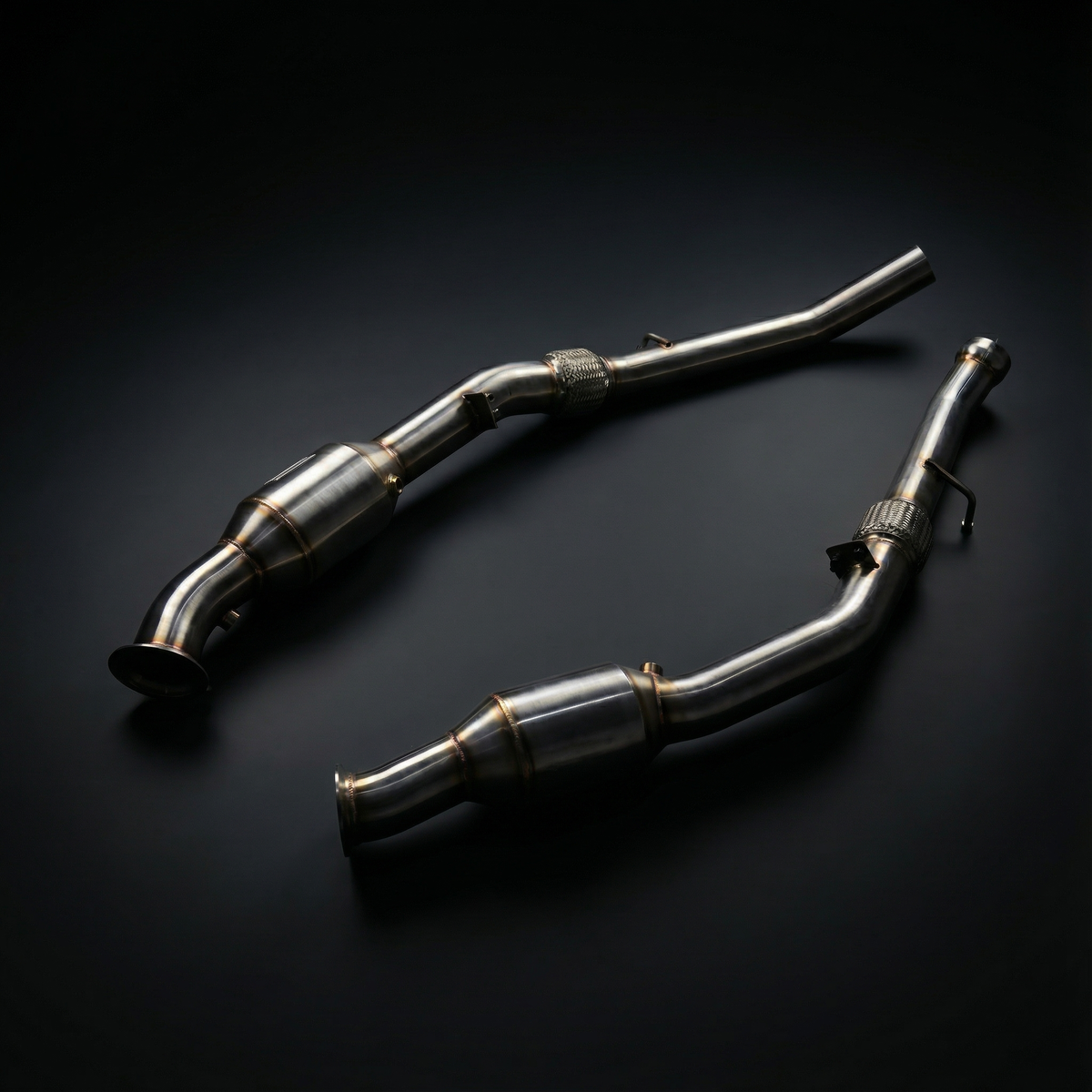 Mercedes-Benz GLE43 AMG (W166) 2016-2019 M276 3.0T V6 High-Flow Catted Downpipes | AME Motorsport