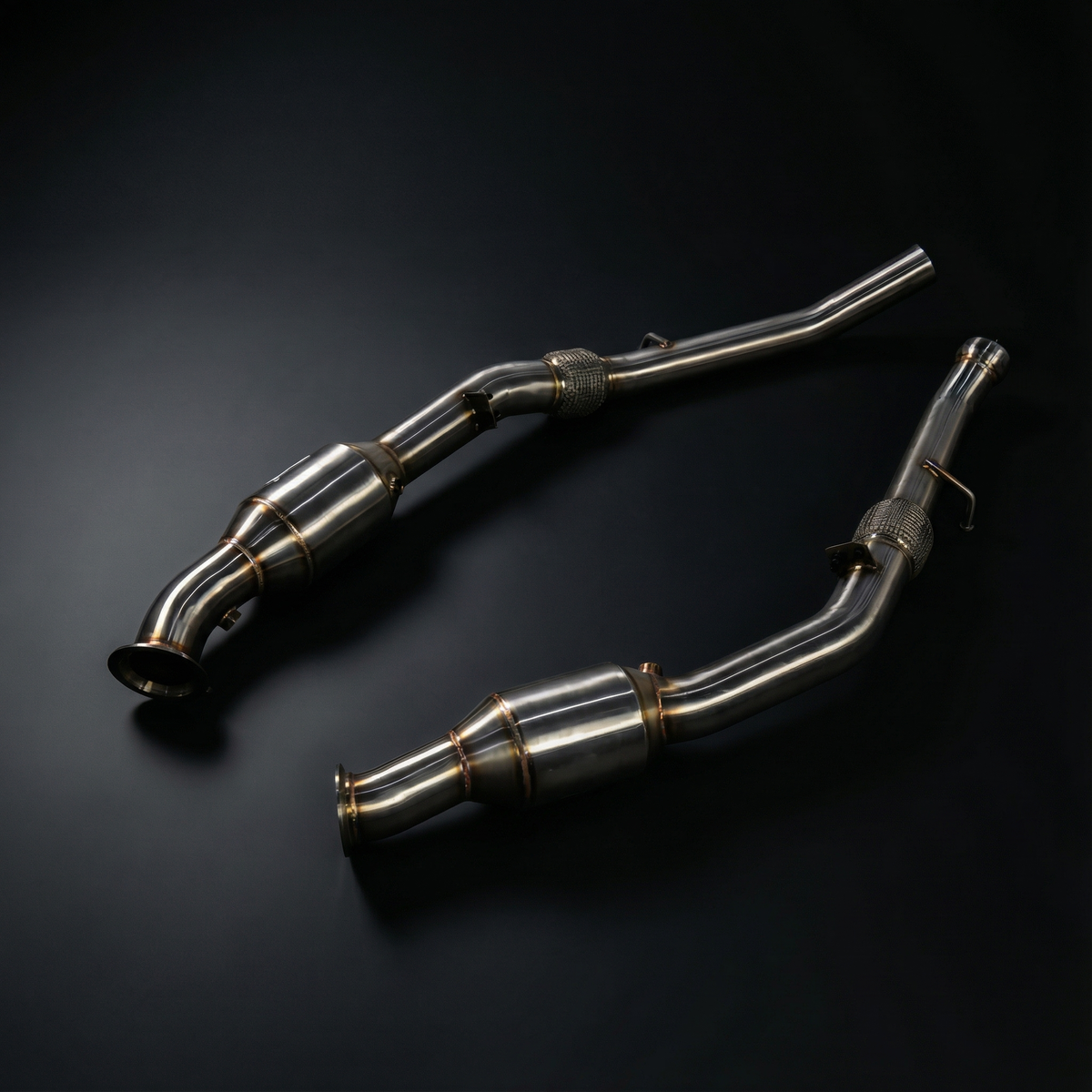 Mercedes-Benz ML/GLE 320/350/400 (W166) 2012-2016 M276 3.0T V6 Catless Downpipes | AME Motorsport (Possible Duplicate of #86)