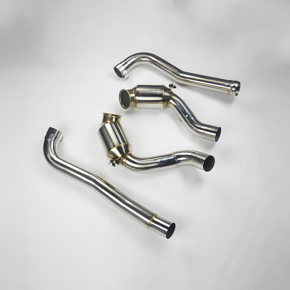 Rstype catless Downpipe For Mercedes Benz V8 4.0T GT63 GT63S 2019-UP