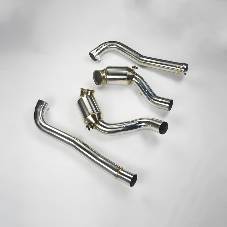 Rstype catless Downpipe For Mercedes Benz V8 4.0T GT63 GT63S 2019-UP