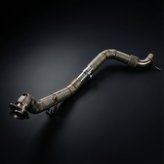 Ford Mustang EcoBoost 2015+ 2.3T Catless Downpipe with Heat Shield | AME Motorsport