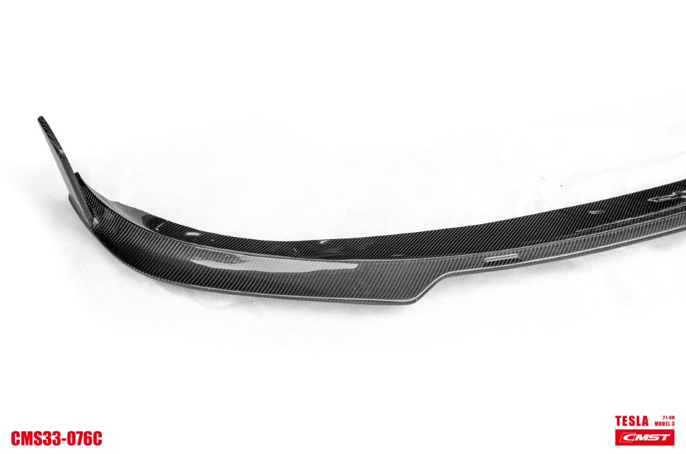 New Release!!! CMST Tesla Model 3 Carbon Fiber Front Lip Ver.5
