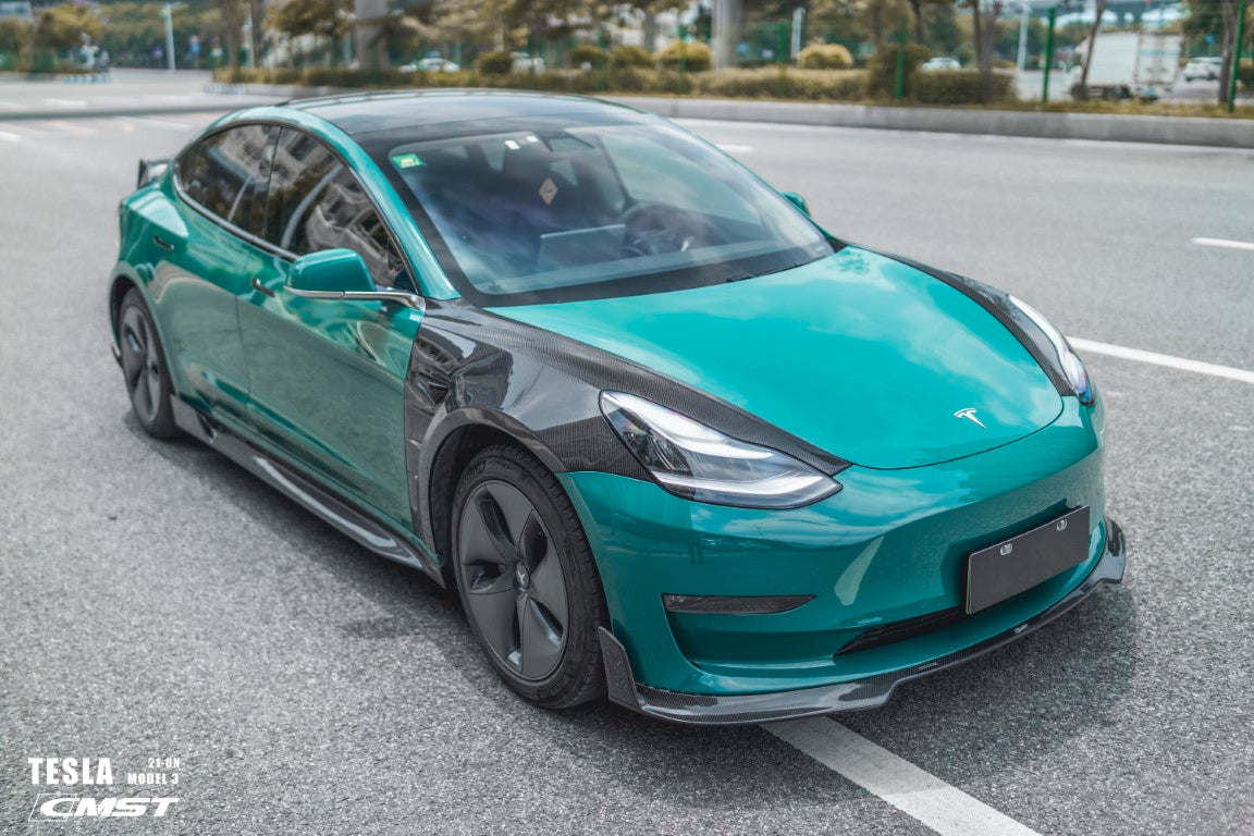 CMST Carbon Fiber Front Fender Replacement for Tesla Model 3