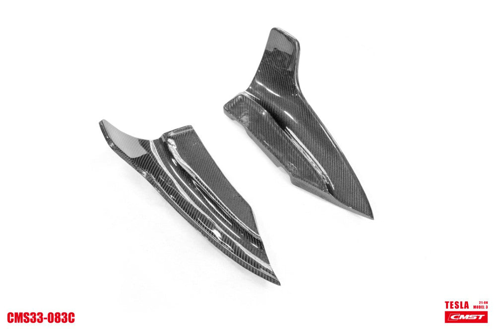 New Release!!! CMST Tesla Model 3 Carbon Fiber Rear Diffuser Ver.5