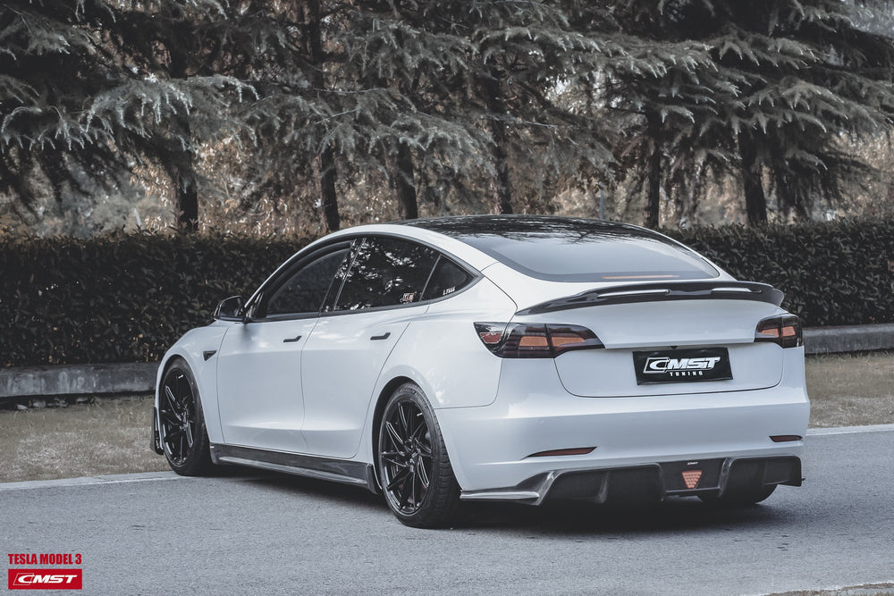 New Release!! CMST Tesla Model 3 Carbon Fiber Rear Spoiler Ver.4