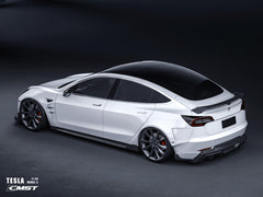 New Release!!! CMST Tesla Model 3 Carbon Fiber Rear Diffuser Ver.5
