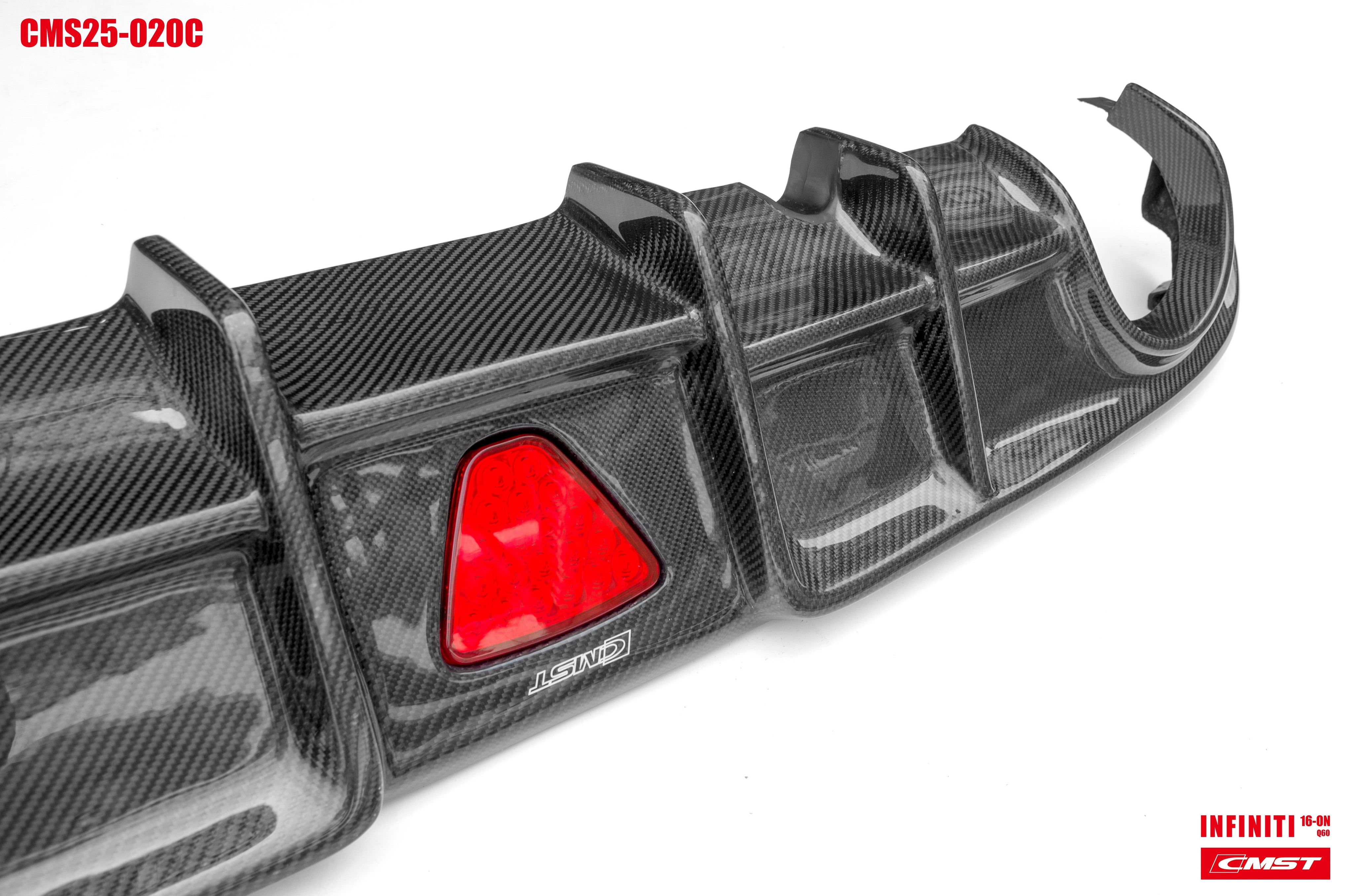 New Release! CMST Carbon Fiber Rear Diffuser & Rear Canards for Infiniti Q60 2017-2022