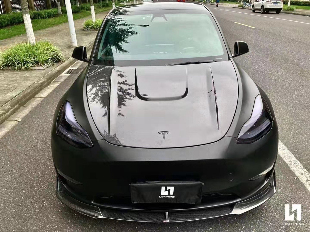 CMST Carbon Fiber Front Lip Ver.1 for Tesla Model Y