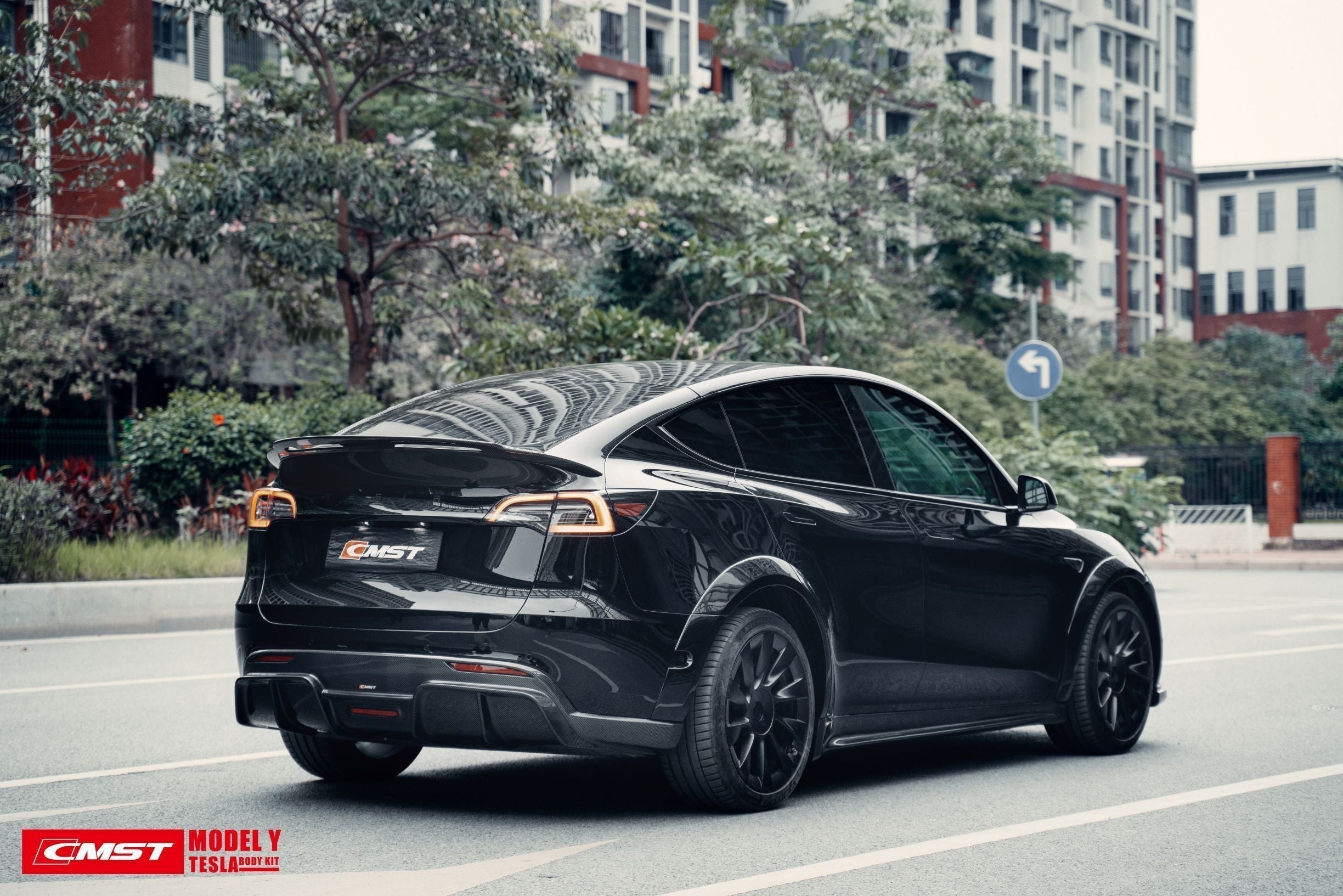 CMST Carbon Fiber Package Style A for Tesla Model Y