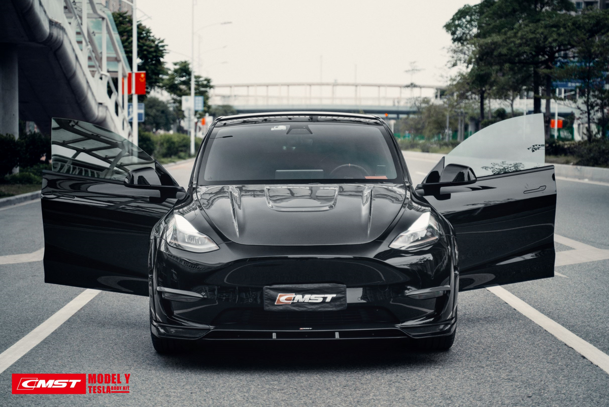 CMST Carbon Fiber Front Lip Ver.2 for Tesla Model Y