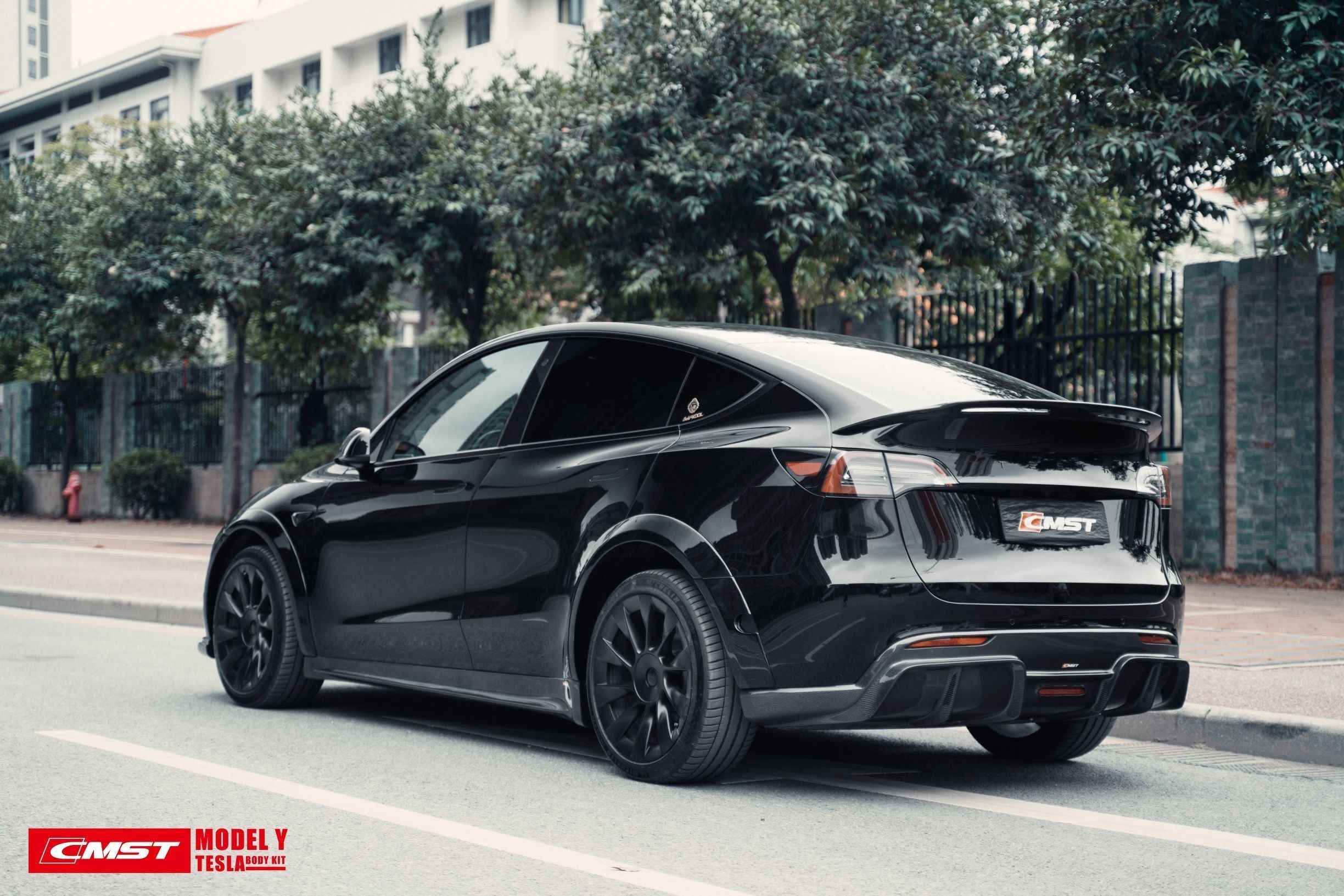 CMST Carbon Fiber Rear Diffuser Ver.1 for Tesla Model Y