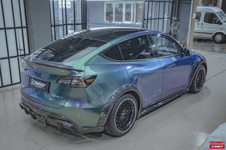 New Release! CMST Carbon Fiber Widebody Wheel Arches for Tesla Model Y