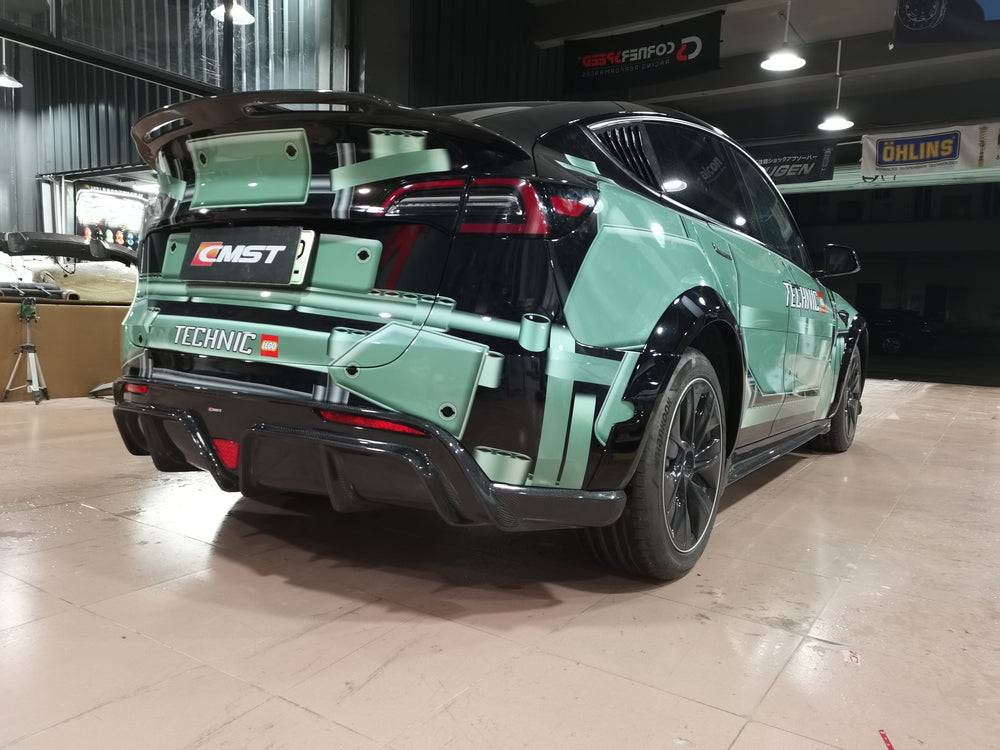 CMST Carbon Fiber Rear Diffuser Ver.2 for Tesla Model Y