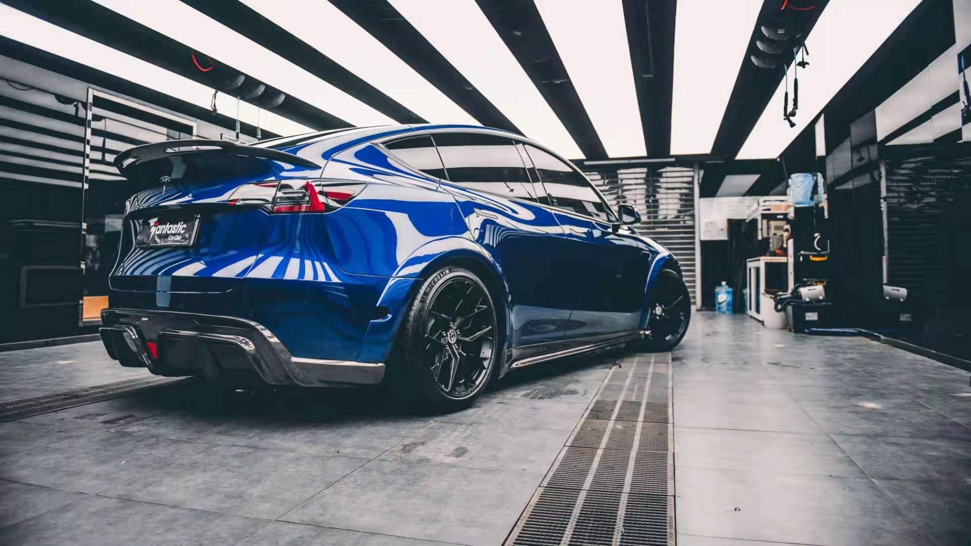 CMST Carbon Fiber Rear Diffuser Ver.2 for Tesla Model Y