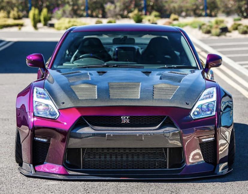 CMST Carbon Fiber Stage 1 Front Bumper & Lip for Nissan GTR GT-R R35 2008-2016 Facelift Conversion