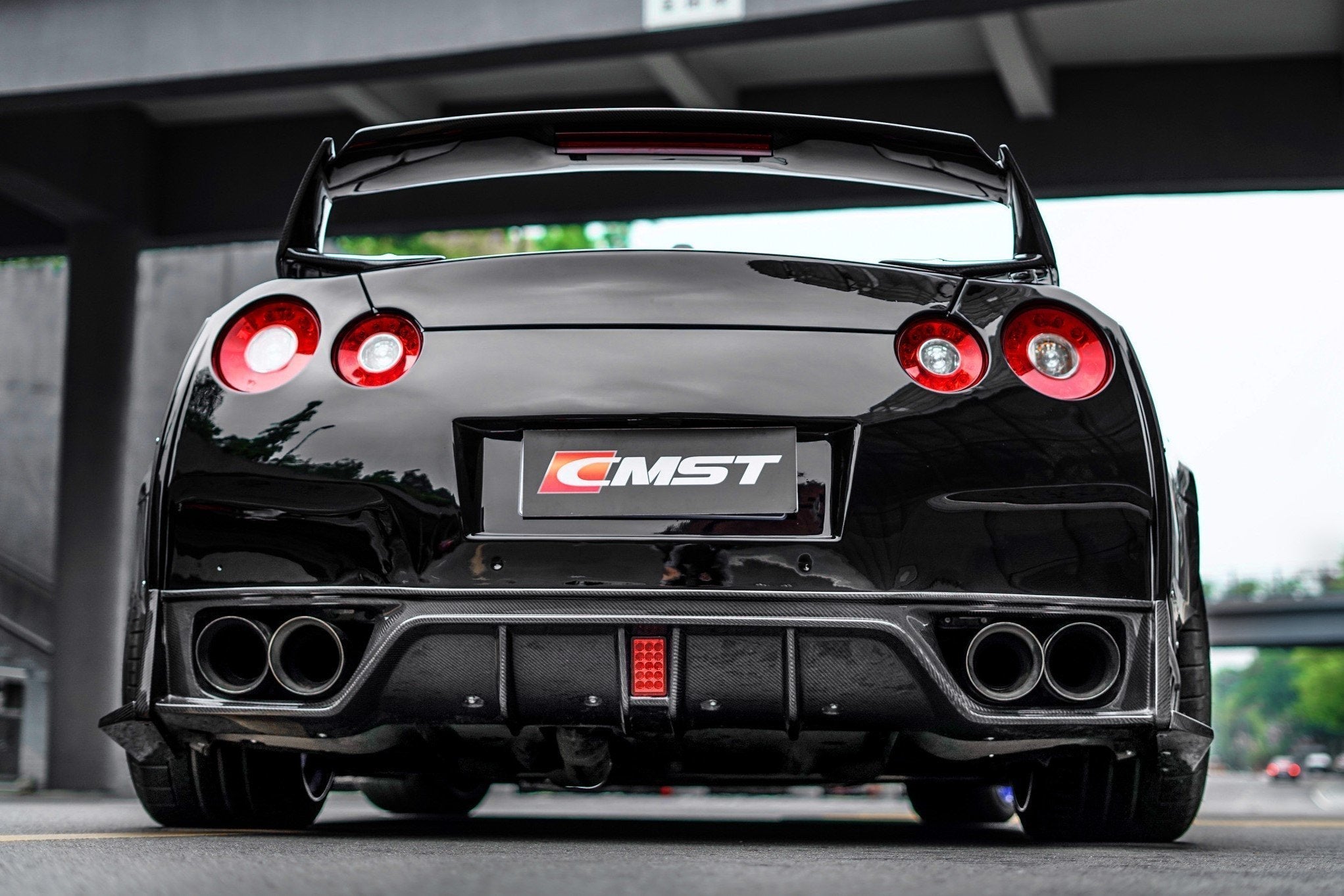 CMST Carbon Fiber Rear Spoiler for Nissan GTR GT-R R35 2008-2016