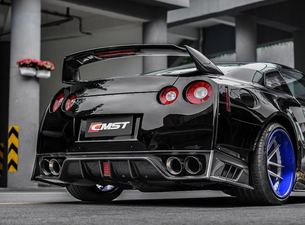 CMST Facelift Conversion Rear Bumper & Rear Diffuser for Nissan GTR GT-R R35 2008-2022