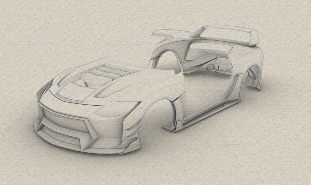 PROJECT WIDEBODY X CMST Vented Hood Bonnet for Nissan RZ34 Fairlady Z 400Z 2022+