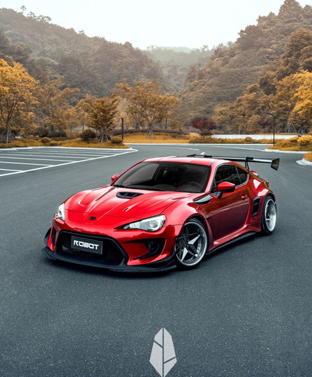 Robot Carbon Fiber Front Bumper & Lip For Toyota 86 Subaru BRZ Scion FR-S