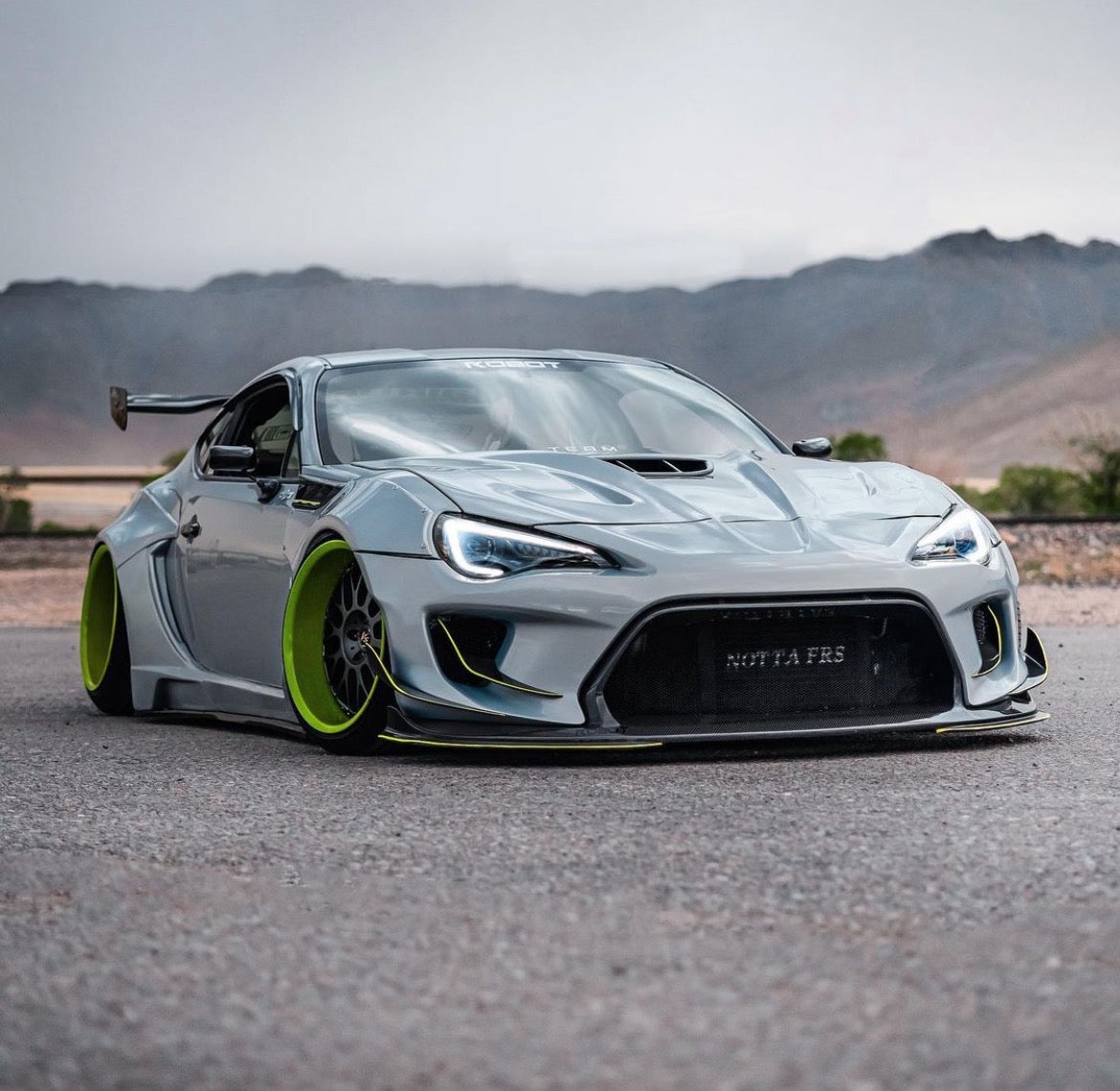 Robot Carbon Fiber Front Bumper & Lip For Toyota 86 Subaru BRZ Scion FR-S