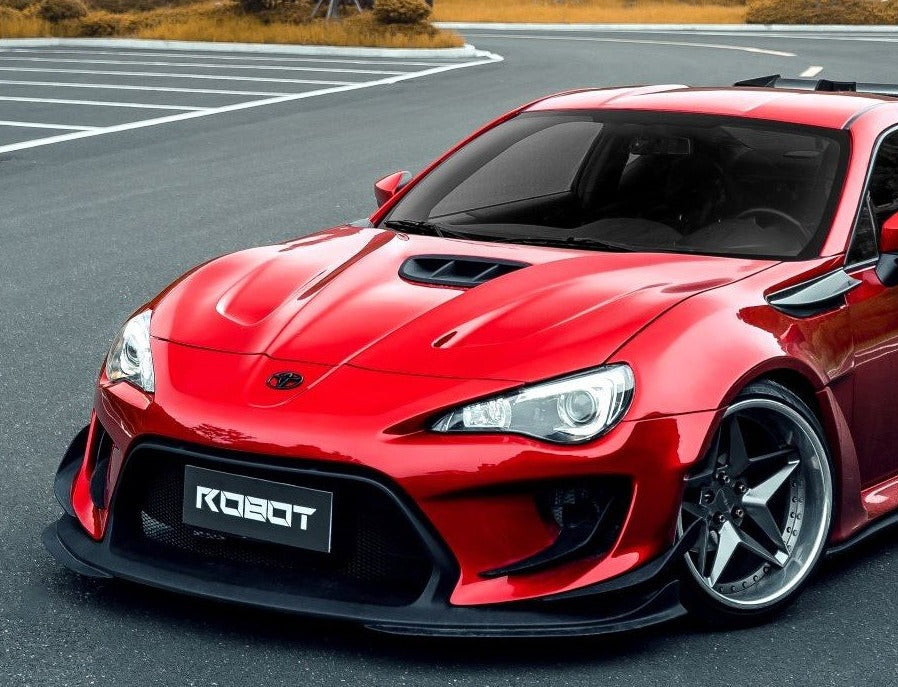 Robot Carbon Fiber Front Bumper & Lip For Toyota 86 Subaru BRZ Scion FR-S